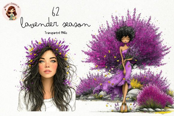 Download Watercolor Lavender Season PNG Clipart - Watercolor lavender Collection
