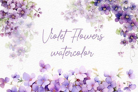 Download Violet Flowers Clipart Spring Flowers - Violet flowers Collection