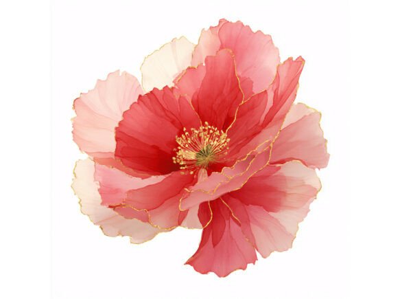 Download 17 JPG Red Poppy Watercolor Set - Poppy watercolor Collection