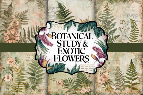 Download Botanical Study &amp; Exotic Flowers - Botanical Collection