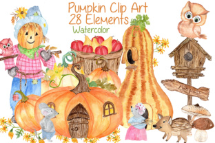 Download Watercolor Pumpkin Clipart, Squash Clipart, Thanksgiving Clipart, Invitation Clipart,Harvest Clipart, Autumn Vegetables - Invitation Collection