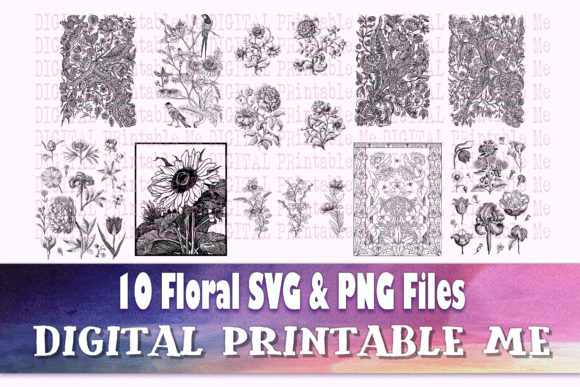 Download Floral Illustration Full Page Flower - Illustration Collection