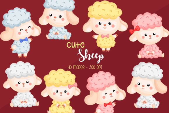 Download Cute Sheep Clipart - Cute Animal Clipart - Cute animal clipart Collection