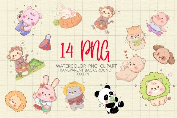 Download Cute Animal Clipart for Decoration - Cute animal clipart Collection