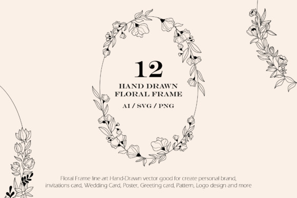 Download 12 Floral Frame Illustration - Illustration Collection