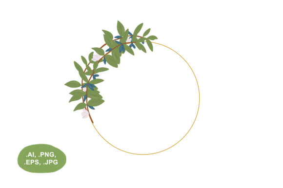 Download Frame with Botanical Design on One Side - Botanical Collection