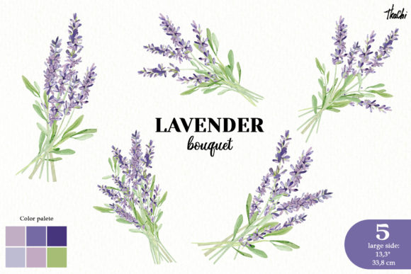 Download Watercolor Lavender Clipart Violet Png - Watercolor lavender Collection