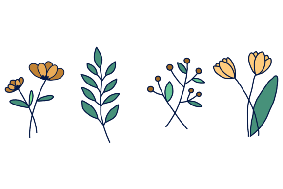 Download Set Botanical Design Flower - Botanical Collection