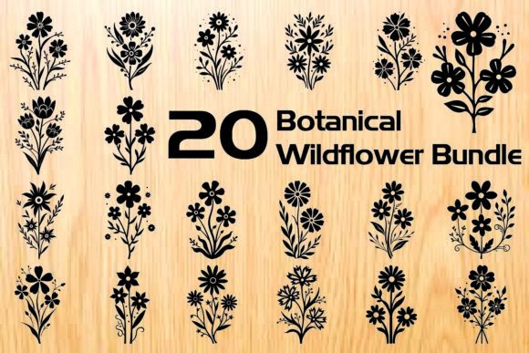 Download Botanical Wildflower Bundle - Botanical Collection
